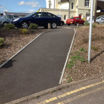 New access slope to Petersfield Railway Station car park