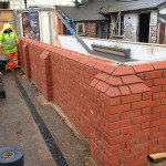 Heritage brickwork at Petersfield Railway Station